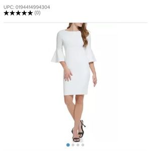 White Calvin Klein dress
